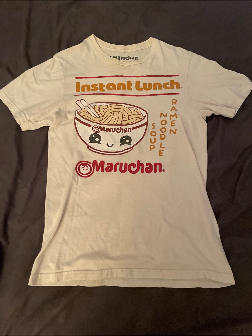 White Maruchan Graphic T-Shirt